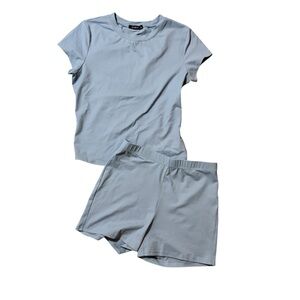 Women's Light Blue Loungewear Set